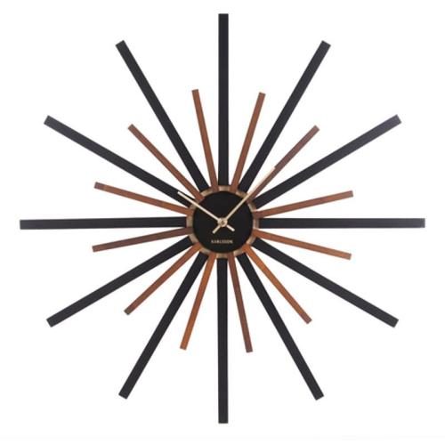 Ρολόι Τοίχου Diva KA5820 D.60cm Black Karlsson