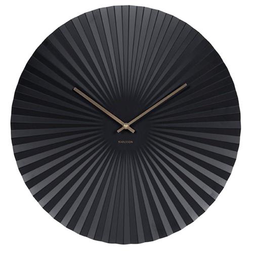Ρολόι Τοιχού Sensu XL KA5658BK 50x50x3,5cm Μεταλλικό Black Karlsson