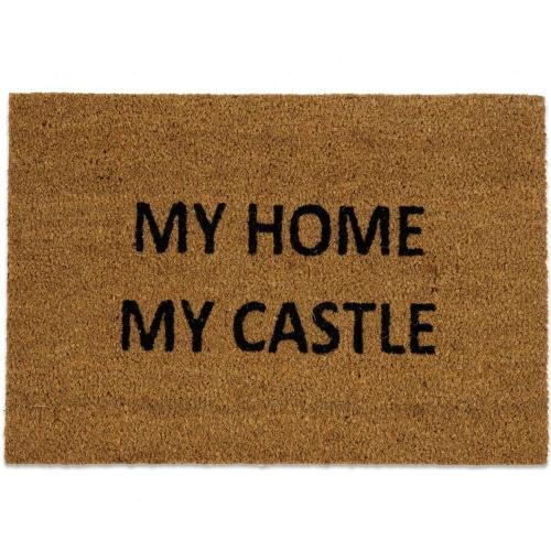 Πατάκι Εισόδου My Home My Castle AH-AX71032 40x60cm Natural-Black Andrea House