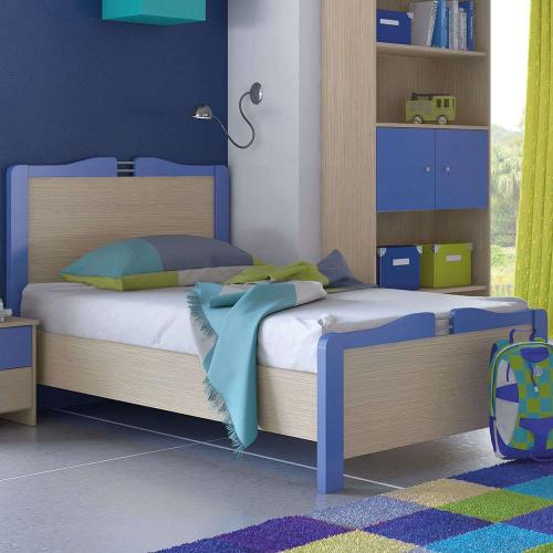 Κρεβάτι Παιδικό Νο3 90x190x96cm Latte-Blue