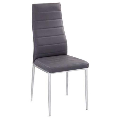Καρέκλα Jetta ΕΜ966Χ,84 Grey Σετ 4τμχ