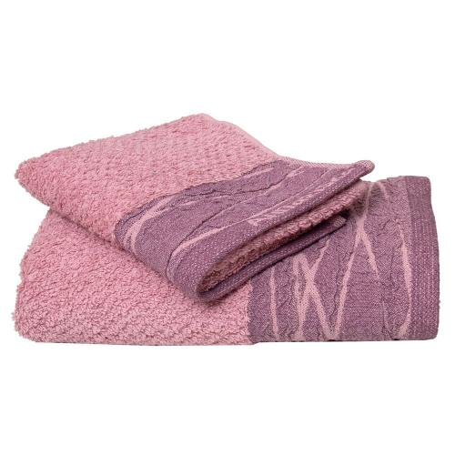 Πετσέτες Nefeli 3 (Σετ 3τμχ) Lilac Pink Anna Riska