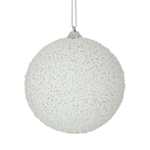 Χριστουγεννιάτικη Μπάλα (Σετ 6Τμχ) 2-70-397-0005 Φ10cm White Inart