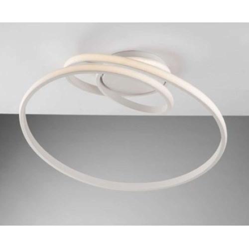 Φωτιστικό Οροφής - Πλαφονιέρα Coaster LED-COASTER-PL-BCO 40W Led Φ50cm 22cm White Luce Ambiente Desi
