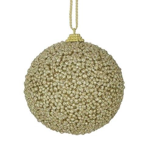 Χριστουγεννιάτικη Μπάλα (Σετ 6Τμχ) 2-70-397-0010 Φ8cm Gold Inart