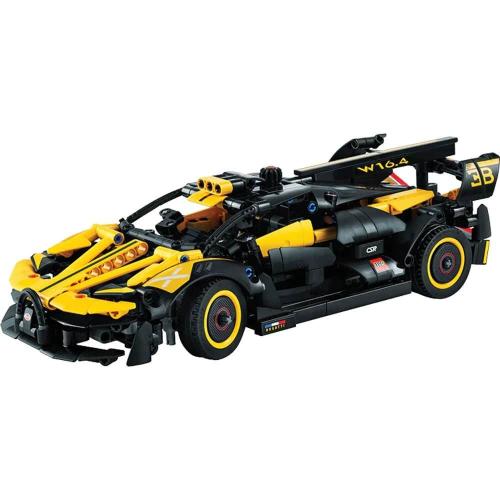 Bugatti Bolide 42151 Technic Συναρμολογούμενη 905τμχ 9 ετών+ Yellow-Black Lego
