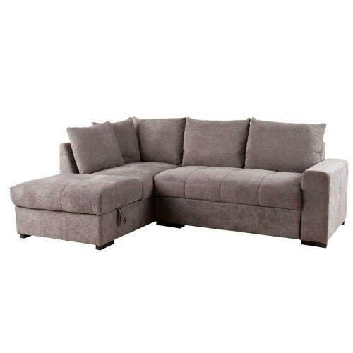Καναπές Γωνιακός Κρεβάτι Με Αριστερή Γωνία Bill 01-2904 241x173x94cm Taupe