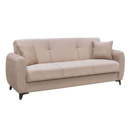 Καναπές - Κρεβάτι Με Αποθηκευτικό Χώρο Τριθέσιος Dario Ε9931,2 210x80x75cm Cappuccino