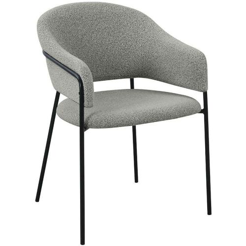 Καρέκλα Connect 03-0934 57x59x82cm Grey-Black