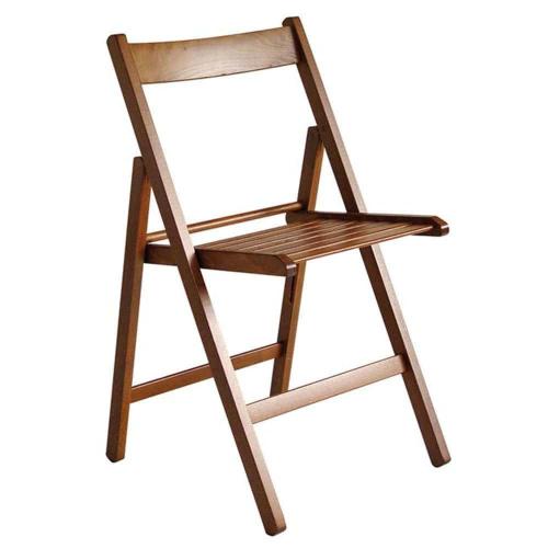 Καρέκλα Πτυσσόμενη Extra Ε416,2 43x49x79cm Walnut
