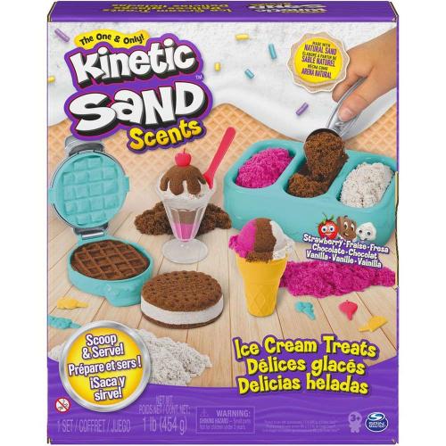 Παιχνίδι Κατασκευών Με Κινητική Άμμο 6059742 454gr Ice Cream Multi Spin Master