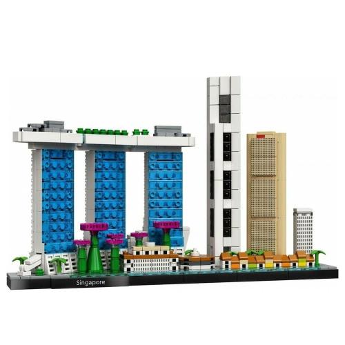 Σιγκαπούρη 21057 Architecture Συναρμολογούμενη Πόλη 827τμχ 18 ετών+ Multicolor Lego