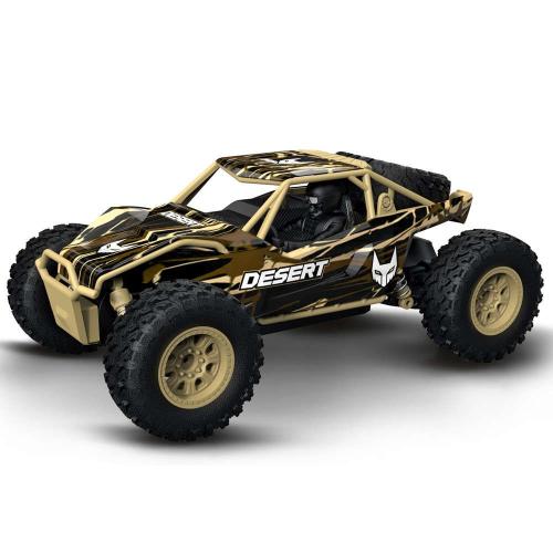 Τηλεκατευθυνόμενο Αυτοκίνητο Desert Buggy 370240002 2,4Ghz Black-Chaki Carrera Toys