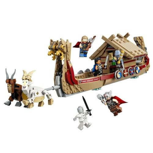 Το Πλοίο Με Τους Τράγους Της Marvel 76208 Συναρμολογούμενο 564τμχ 8 ετών+ Multicolor Lego