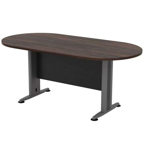 Τραπέζι Συνεδρίου ΕΟ146,21 180x90x75cm Grey-Walnut