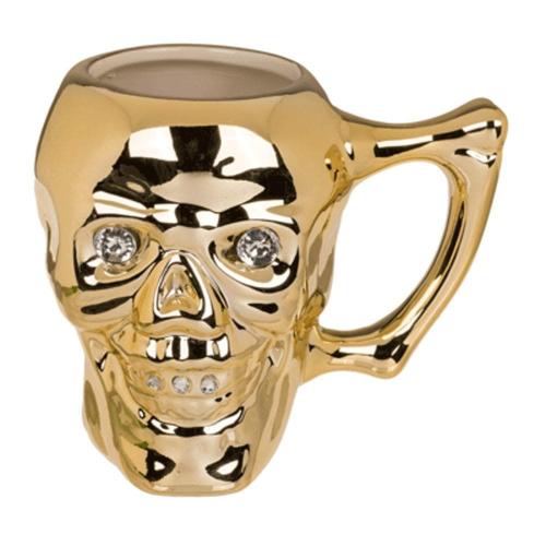 Κούπα Skull With Crystal Stones 78/8120 10x12cm Gold