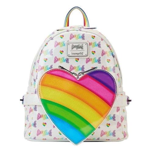 Σακίδιο Πλάτης Παιδικό Lisa Frank - Logo Heart Detachable Rainbow Bag LSFBK0005 Multi Loungefly