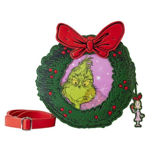 Τσαντάκι Χιαστί Παιδικό Dr Seuss: Grinch - Christmas Wreath Figural DSSTB0011 Multi Loungefly