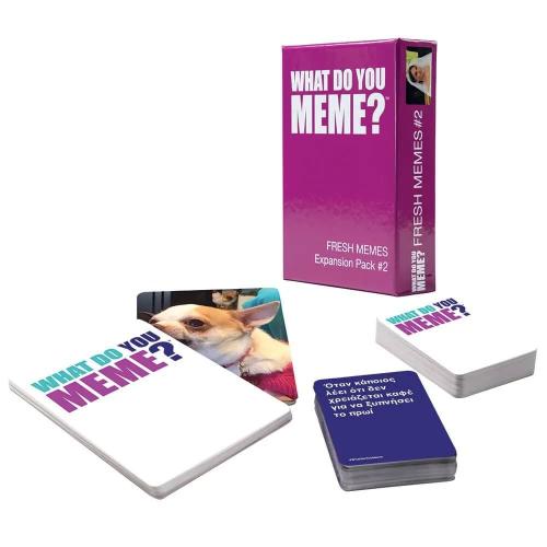 Επέκταση Επιτραπέζιου Παιχνιδιού What Do You Meme? Fresh 1040-24220 Για 3 Παίκτες 18 Ετών+ Multicolor AS Company