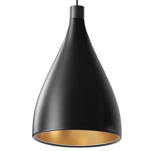 Φωτιστικό Οροφής Swell XL Single N 10590 30x51cm Dim E26 1050lm 13W 3000K Black-Brass Pablo Designs