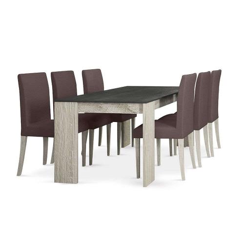 Τραπέζι Intro Cement-Sonoma 170x90x76cm 02-0220