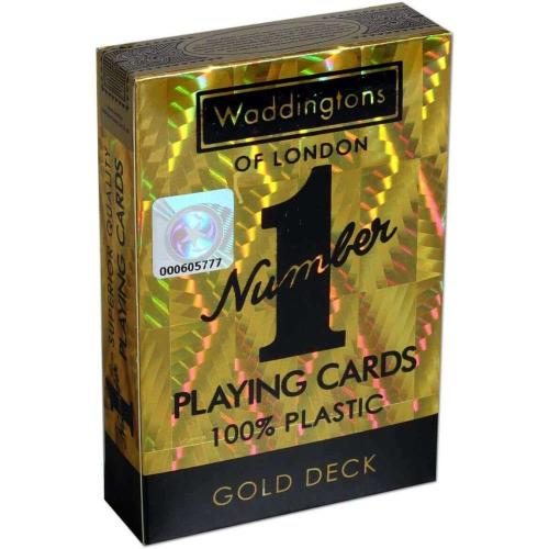 Τράπουλα Πλαστικοποιημένη Waddingtons No.1 029391 Για 2+ Παίκτες Gold Winning Moves