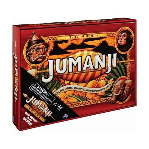 Επιτραπέζιο Παιχνίδι Jumanji 6059740 Σε Ξύλινη Συσκευασία Για 2-4 Παίκτες 5 Ετών+ Multicolor Spin Master