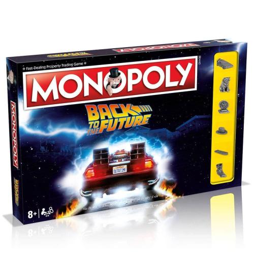 Επιτραπέζιο Παιχνίδι Monopoly - Back To The Future WM01330-EN1 (Αγγλική Γλώσσα) Για 2-6 Παίκτες 8 Ετών+ Multicolor Winning Moves