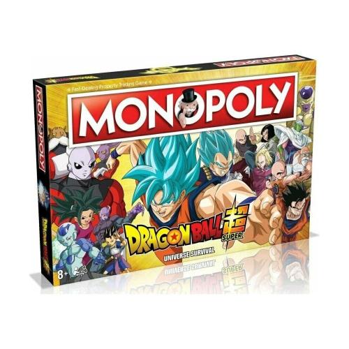 Επιτραπέζιο Παιχνίδι Monopoly - Dragon Ball 004095 (Αγγλική Γλώσσα) Για 2-6 Παίκτες 8 Ετών+ Multicolor Winning Moves