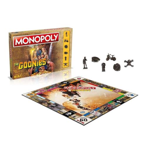 Επιτραπέζιο Παιχνίδι Monopoly - The Goonies WM01390-EN1-6 (Αγγλική Γλώσσα) Για 2-6 Παίκτες 8 Ετών+ Multicolor Winning Moves