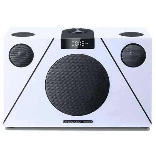 Ηχείο Bluetooth-Soundbar Με Οθόνη Led WiSound 3D-74 30x11,5x18,5cm 100W White-Black Crystal Audio