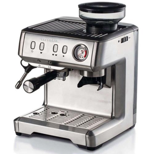 Καφετιέρα Espresso Με Μύλο Άλεσης 1313 2lt 1600W 15Bar Silver Ariete