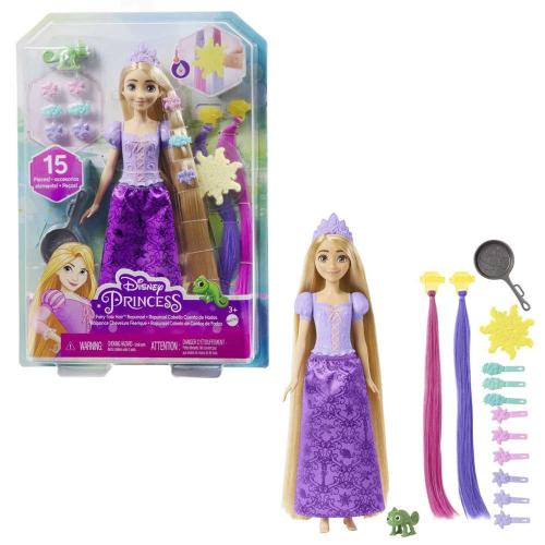 Κούκλα Πριγκίπισσα Ραπουνζέλ Ονειρικά Μαλλιά & Αξεσουάρ Disney HLW18 Purple Mattel
