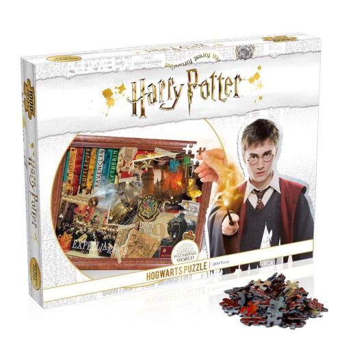 Παζλ Harry Potter Hogwarts WM00371-ML1 1000τμχ 10 Ετών+ Multicolor Winning Moves