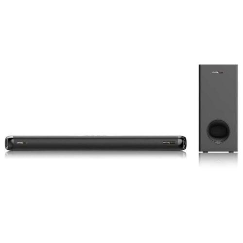 Soundbar Bluetooth Με Subwoofer Και Οθόνη Led (Σετ 2Τμχ) CASB360 96x7,3x8,3/17x38x30,6cm 360W Black Crystal Audio