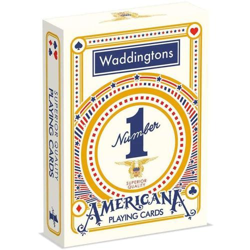 Τράπουλα Waddingtons No.1 Americana WM00753-EN1-12 Για 2+ Παίκτες Multi Winning Moves