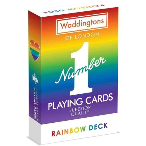 Τράπουλα Waddingtons No.1 Rainbow WM00756-EN1-12 Για 2+ Παίκτες Multi Winning Moves