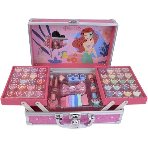 Βαλιτσάκι Σετ Παιδικό Μακιγιάζ Lip Smacker Πριγκίπισσες Της Disney 1510680E Pink-Multi Markwins