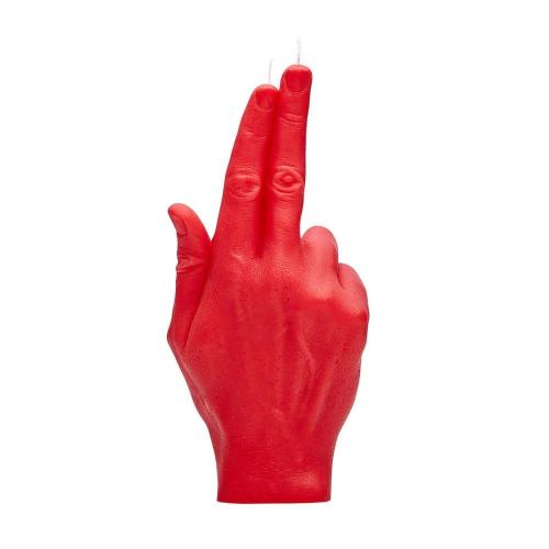 Κερί Χειρονομίας Gun Fingers 360gr 21x10x6cm Red Candle Hand
