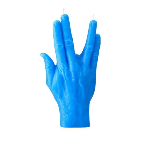 Κερί Χειρονομίας Live Long And Prosper 365gr 22x13x5cm Blue Candle Hand