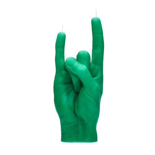 Κερί Χειρονομίας You Rock 310gr 20x8x7,5cm Green Candle Hand