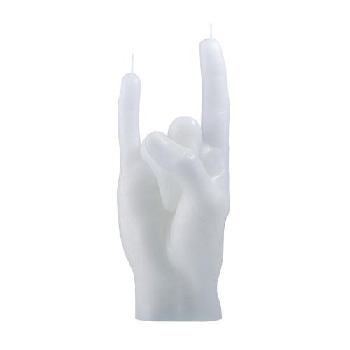 Κερί Χειρονομίας You Rock 310gr 20x8x7,5cm White Candle Hand