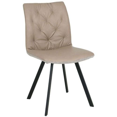 Καρέκλα Due Facce 03-1014 60x46x88cm Latte-Beige