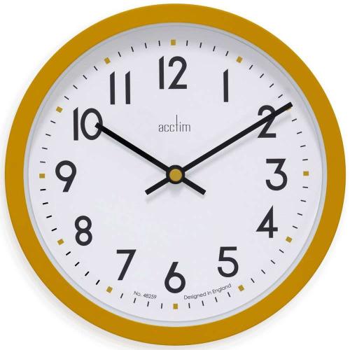 Ρολόι Τοίχου Elstow ACCTIM22841 20x4,2cm Mustard Acctim