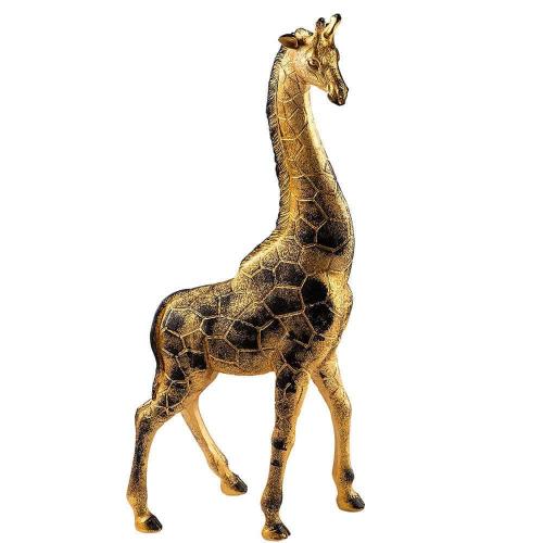 Διακοσμητική Καμηλοπάρδαλη Giraffe 565TNL1197 20x8x45cm Gold Aberto Design