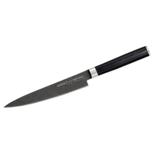 Μαχαίρι Γενικής Χρήσης MO-V Stonewash 16cm Black Samura