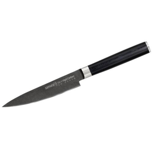 Μαχαίρι Γενικής Χρήσης MO-V Stonewash SM-0021B 13cm Black Samura