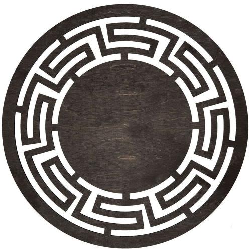 Σουπλά Labyrinth (Σετ 4Τμχ) 36x36cm Wenge Hermia