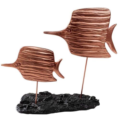 Διακοσμητικό Επιτραπέζιο Copperband 565TNL1204 30x14x26cm Black-Bronze Aberto Design