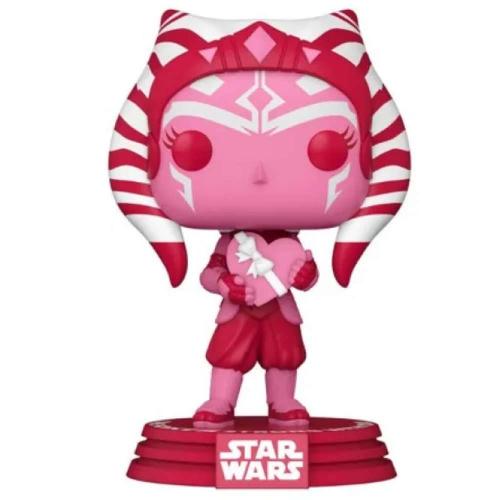 Φιγούρα Star Wars 60120 Valentines S2 Ahsoka Bobble-Head 10cm Red-Pink Funko
